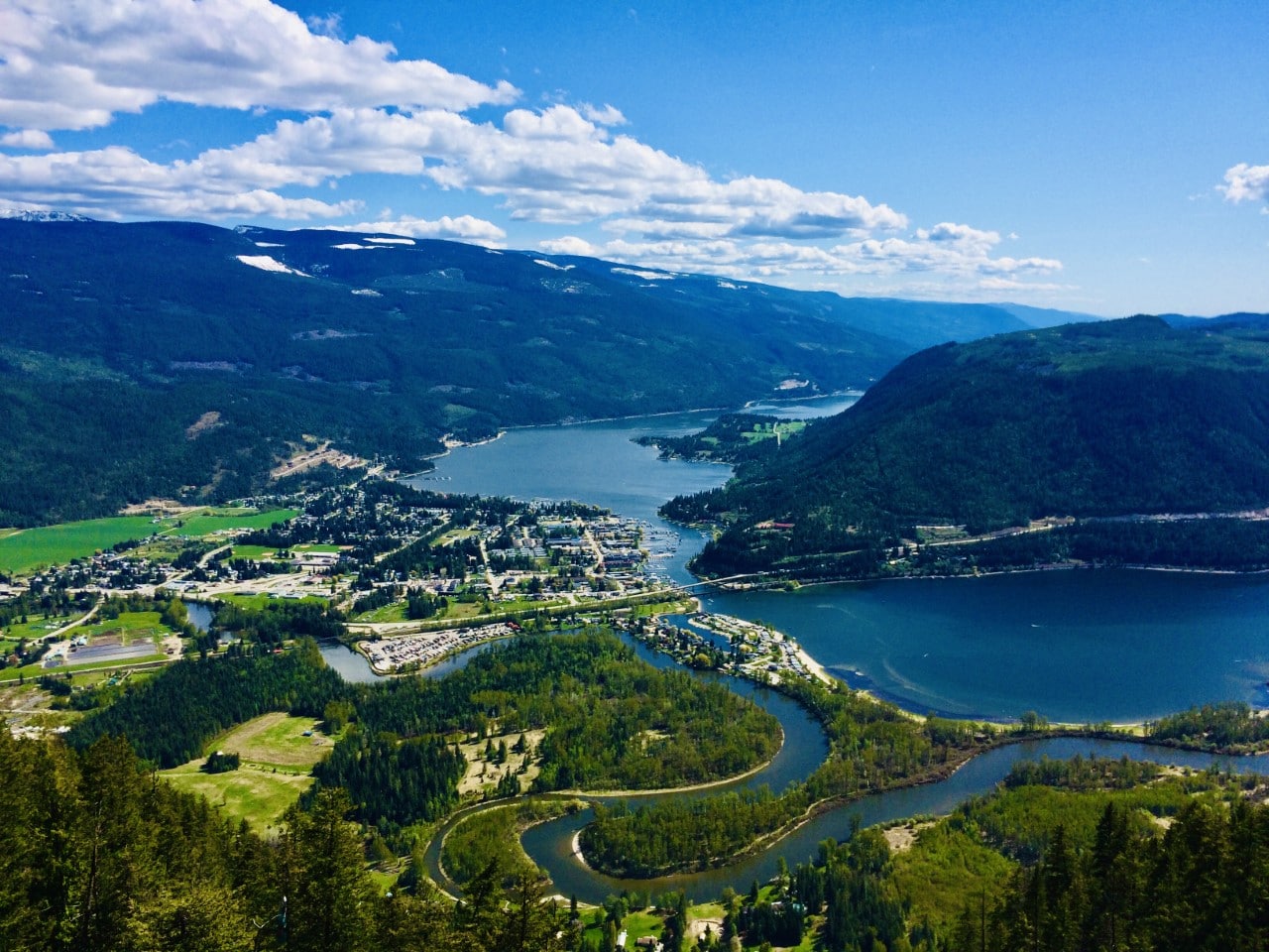Image 9 Views over Sicamous, Shuswap Lake, and The Eagle River from Sicamous Lookout