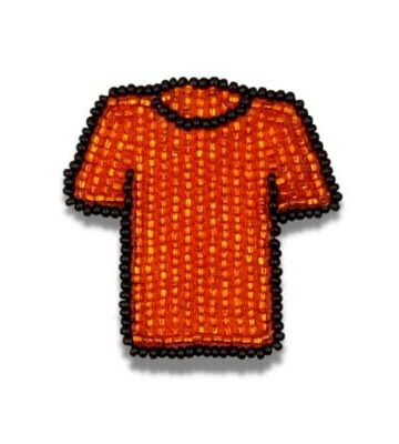 Every Child Matters Beaded Orange T-shirt Pin