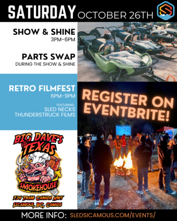 Sled Sicamous Show & Shine + Retro Film Festival