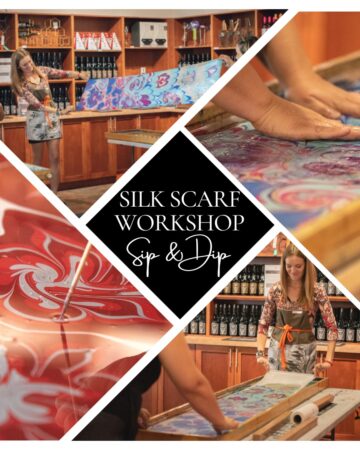 Silk Scarf Workshop, SIP & DIP Workshop – TAPPEN